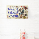 Love Bugs Birthday Party Insects Theme 横断幕 (インサイチュ)