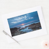 Love Builds Bridgesステッカー 長方形シール (封筒)