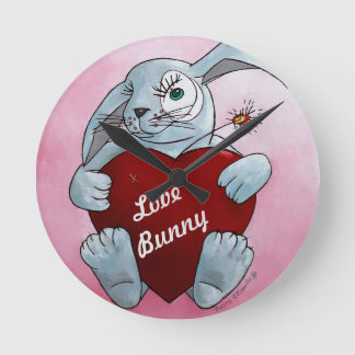 Love Bunny Wall Clock ラウンド壁時計