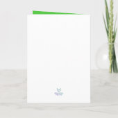 Love Burn Folded Greeting Card カード (裏面)