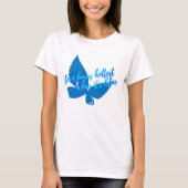 Love Burns Hottest When It's Blue T-Shirt Tシャツ (正面)