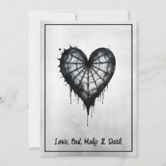 "Love but make it Dark" - Wednesday inspired Card シーズンカード