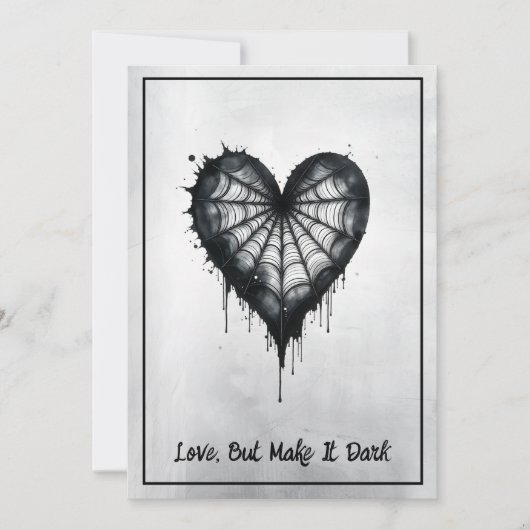"Love but make it Dark" - Wednesday inspired Card シーズンカード (正面)