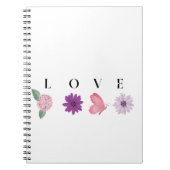 LOVE Butterfly Journal Gift ノートブック (正面)