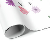 LOVE Butterfly, Romantic Pink ラッピングペーパー (ロールコーナー)