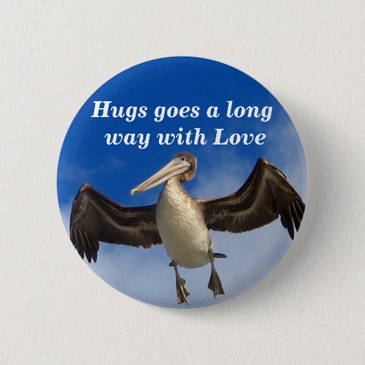 Love_Buttonでハグ 缶バッジ (正面)