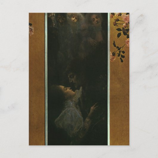 Love by Gustavクリムトはがき ポストカード (正面)