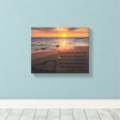 Love by Kahlil Gibran キャンバスプリント (インサイチュ (ウッドフロア))