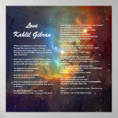 Love by Kahlil Gibran ポスター (正面)