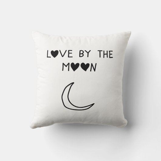 Love By the moon クッション (裏面)