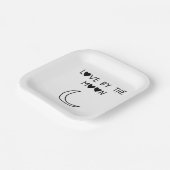 Love By the moon ペーパープレート (傾斜あり)