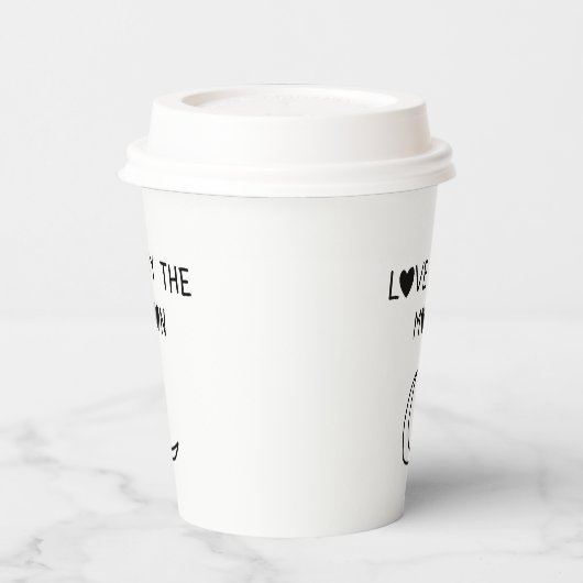 Love By the moon 紙コップ (左)