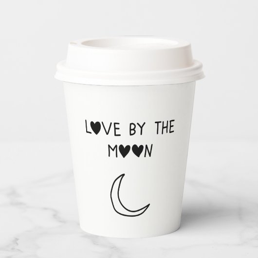 Love By the moon 紙コップ (裏面)