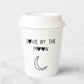 Love By the moon 紙コップ (正面)