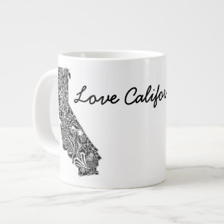 「Love California」ジャンボマグカップ ジャンボコーヒーマグカップ
