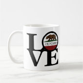 LOVE California 11oz コーヒーマグカップ (左)