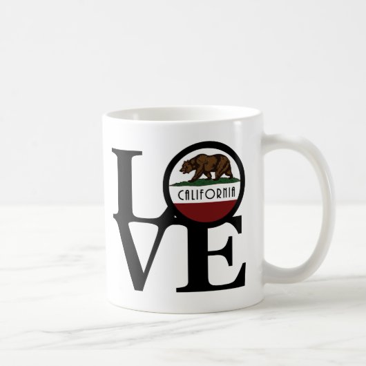 LOVE California 11oz コーヒーマグカップ (右)