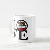 LOVE California 11oz コーヒーマグカップ (正面左)