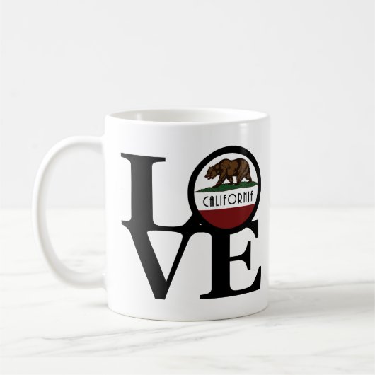 LOVE California 11oz コーヒーマグカップ (左)