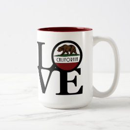LOVE California 15oz ツートーンマグカップ