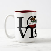 LOVE California 15oz ツートーンマグカップ (左)