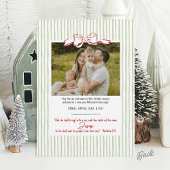 Love Came Down Hand Drawn Manger CHRISTmas Photo シーズンカード