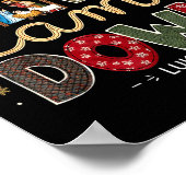 Love Came Down Luke 2_11 Patchwork Christmas Art  ポスター (角)