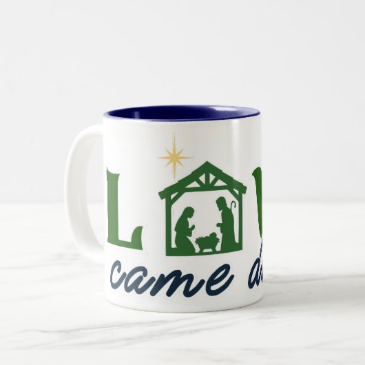 Love Came Down Mug ツートーンマグカップ (正面左)