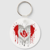 Love Canada Flag キーホルダー (正面)