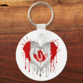 Love Canada Flag キーホルダー (正面)