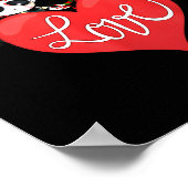 Love Candy Heart Cute Killer Horror Movie Anti Val ポスター (角)