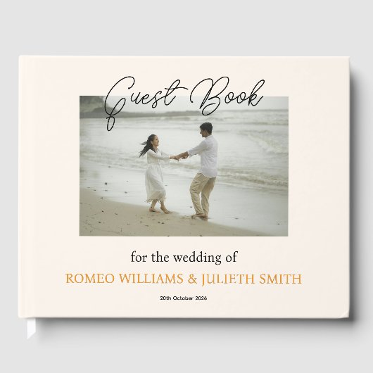 Love Captured Photo Wedding Guest Book ゲストブック (正面)