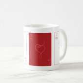 Love Card Mug コーヒーマグカップ (正面右)