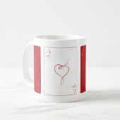 Love Card Mug コーヒーマグカップ (正面左)