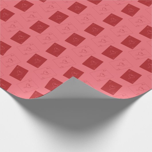 Love card wrapphing paper ラッピングペーパー (角)