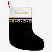 Love Catストッキング（詩人アディラ・アコー） スモールクリスマスストッキング (正面)