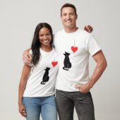 Love Cat – カワイイとエステティック猫デザイン Tシャツ (ユニセックス)