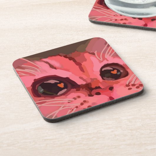 Love cat  コースター (左側)