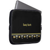 Love Cat Electronicsバッグby詩人Adiela Akoo ラップトップスリーブ (正面右)