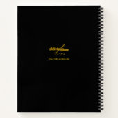 Love Cat Notebook by Poet Adiela Akoo カスタマイズ -  ノートブック (裏面)