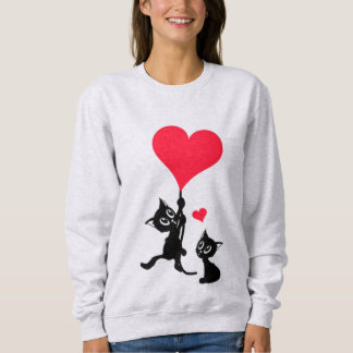 Love Cats Hoodie – Cute & Cozy Style スウェットシャツ