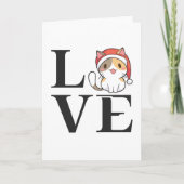Love Cats - Santa Kitten カード (正面)
