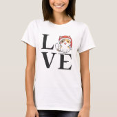 Love Cats - Santa Kitten Tシャツ (正面)