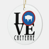LOVE Cheyenne yoming セラミックオーナメント (左)