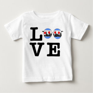 LOVE chicaGOgglesベビー ベビーTシャツ