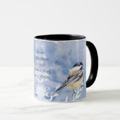 Love Chickadee Birds So Much Fun Quote Saying マグカップ (正面右)
