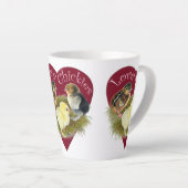 Love Chickies カフェラテマグ (右アングル)