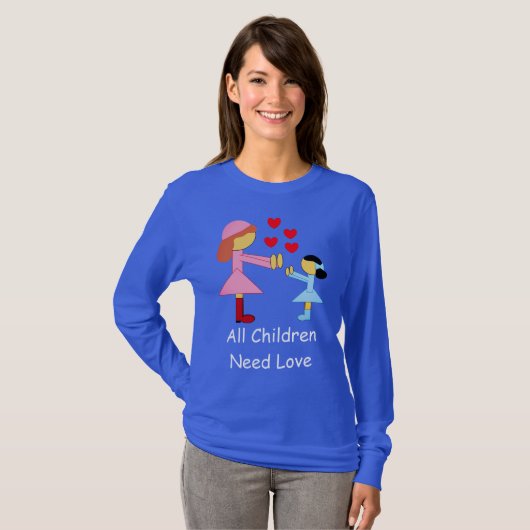 Love Children：青 Tシャツ (正面フル)