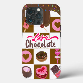 Love Chocolate" Sweet Treats iPhone 13 Case – Brow iPhone 13 Proケース