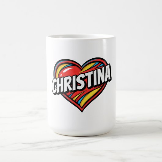 Love Christina コーヒーマグカップ (中央)